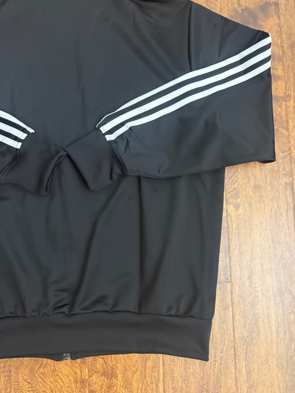 adidas Originals Women’s Black Track Jacket with White Stripes and Trefoil - Picture 15 of 16